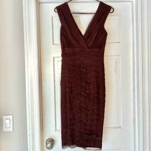 Tadashi Dress Dark Brown Size 4